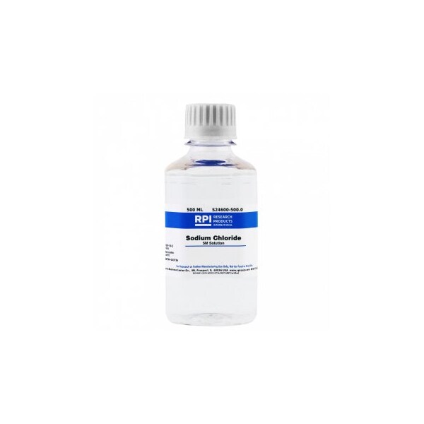 Sodium Chloride 5M Solution, 500 ML